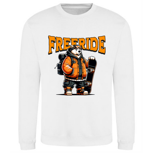 Polar Bear Snowboard Sweatshirt | Freeride Snowboarding Design