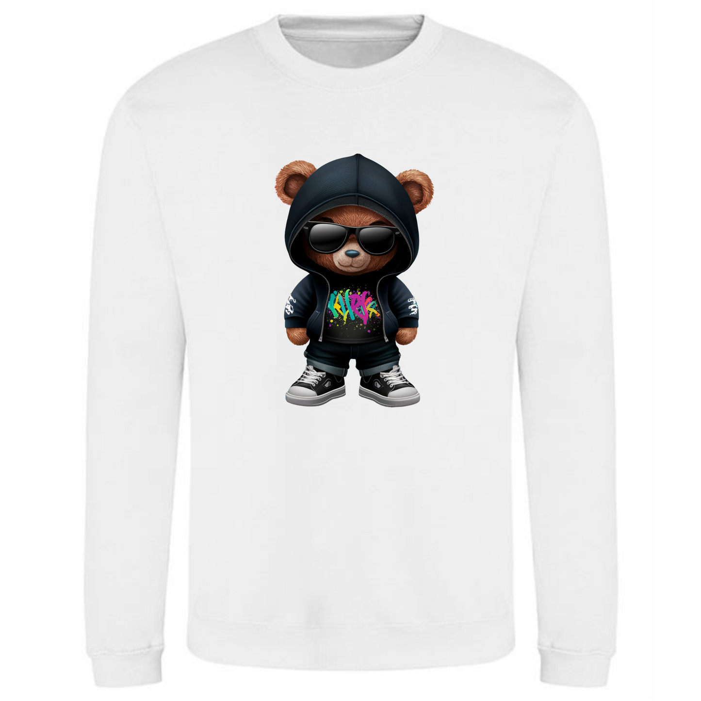 Trendy Teddy Bear Sweatshirt | Casual & Cool for Men