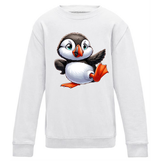 Kids' Cute Penguin Sweatshirt – Cozy & Adorable