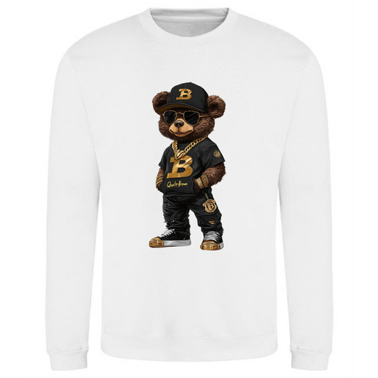 Teddy Bear B Quality Brown Sweatshirt | Classic Bear Design