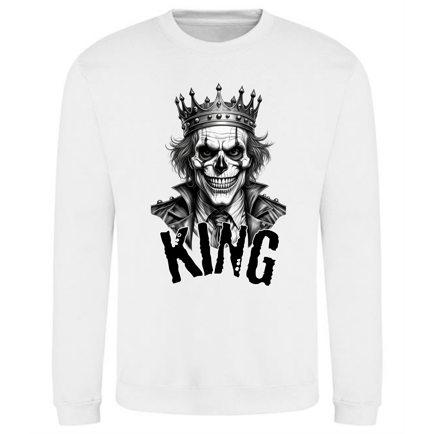 Poker King Sweatshirt | Bold Poker Design with King of Cards