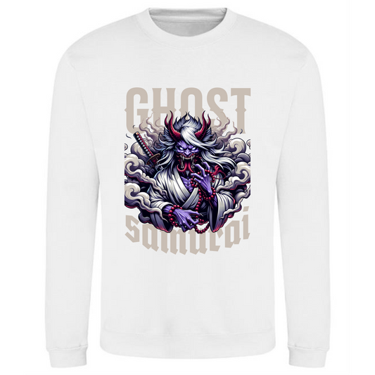 Ghost Samurai Sweatshirt | Haunting Warrior Design