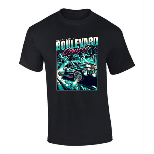 Boulevard Cruiser T-Shirt | Stylish Design – Premium Cotton Tee