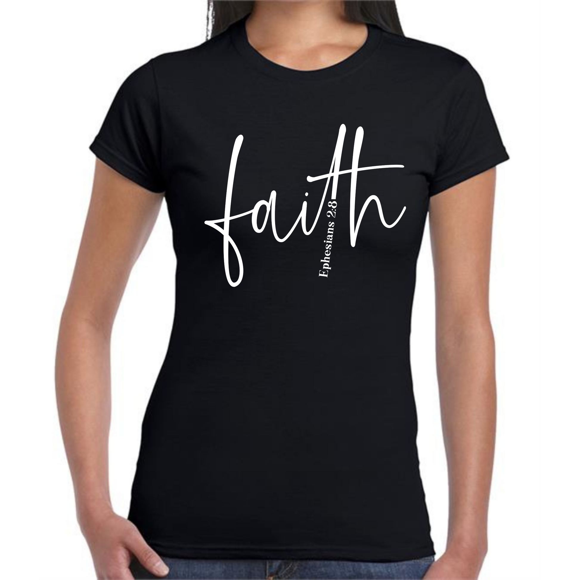 Faith T-Shirt | Bold Faith Text Design - Style Quest Fashion