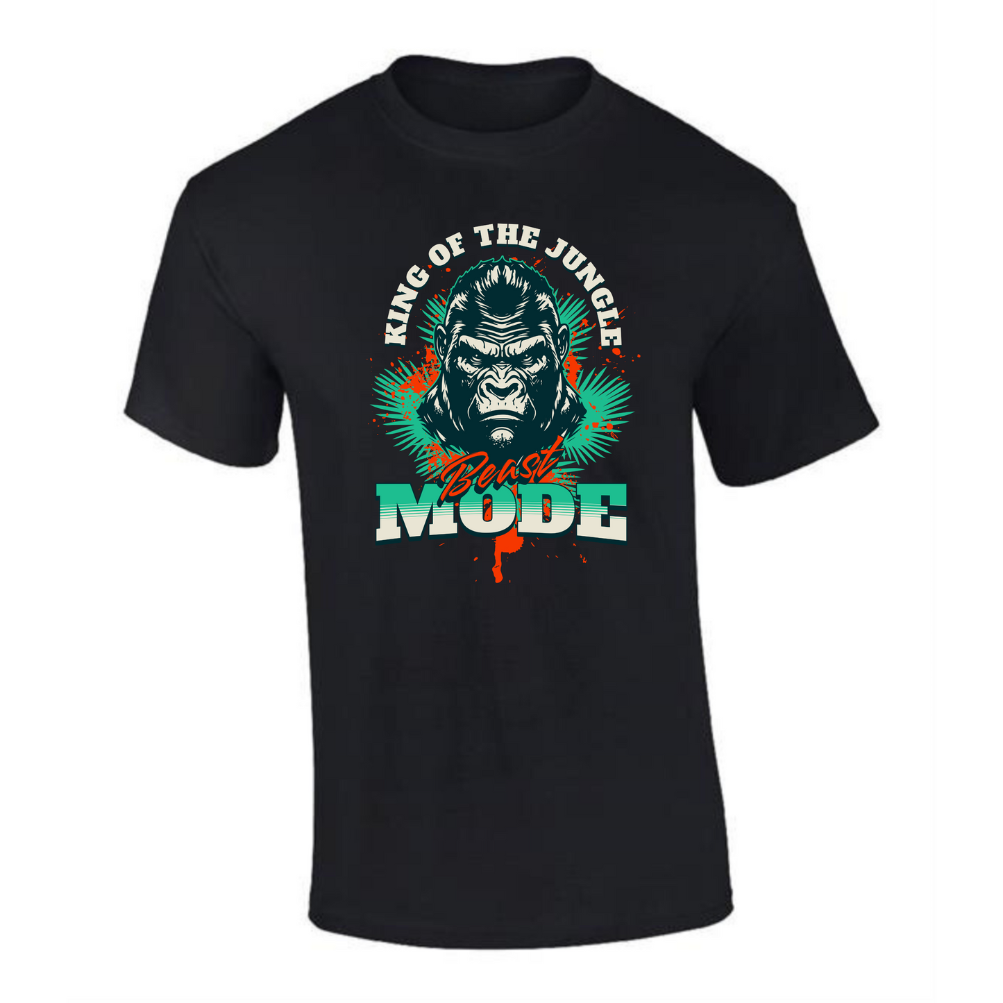 King of the Jungle T-Shirt | Beast Mode Gorilla Design – Premium Tee