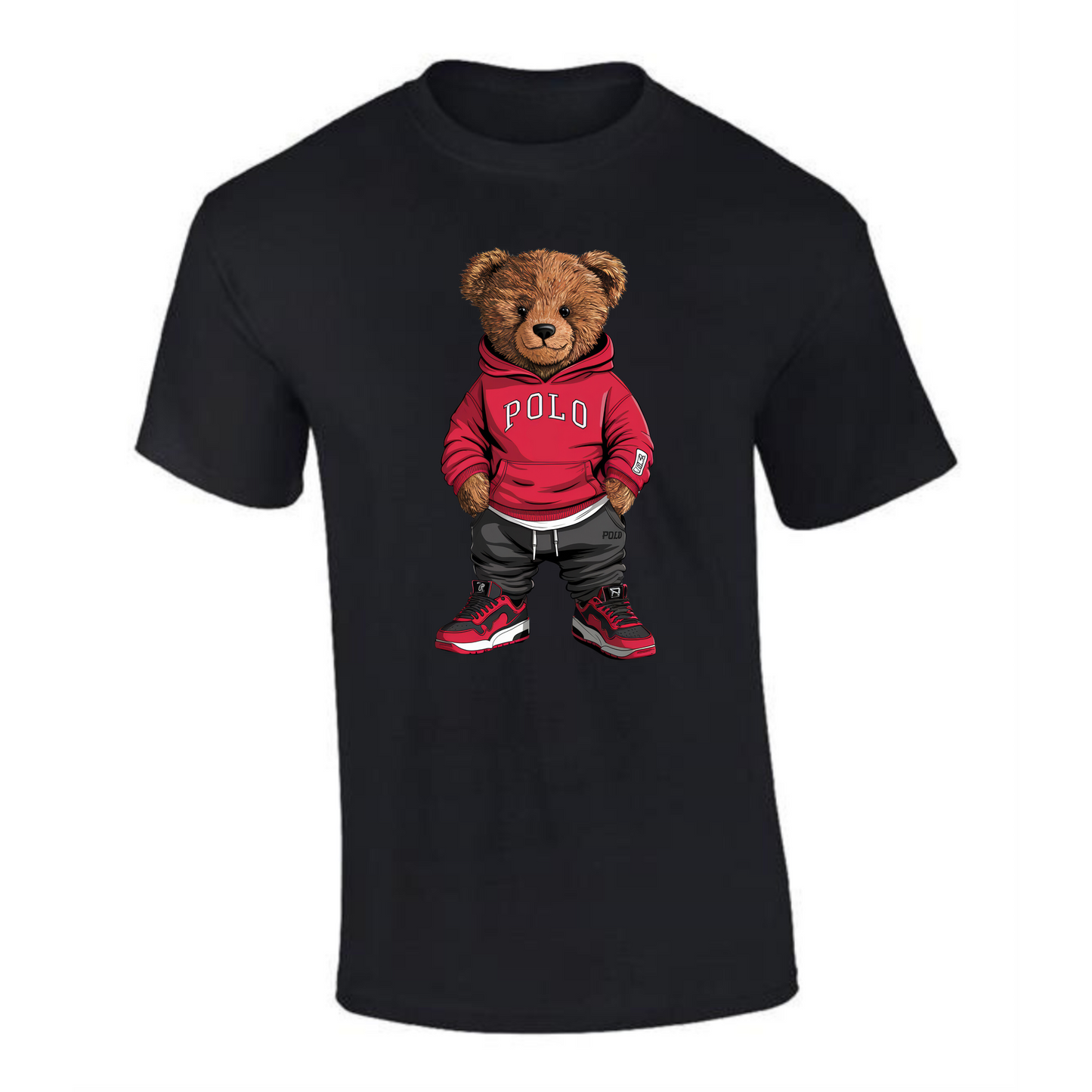 Teddy Bear T-Shirt | Fun & Comfortable POLO Style for Men