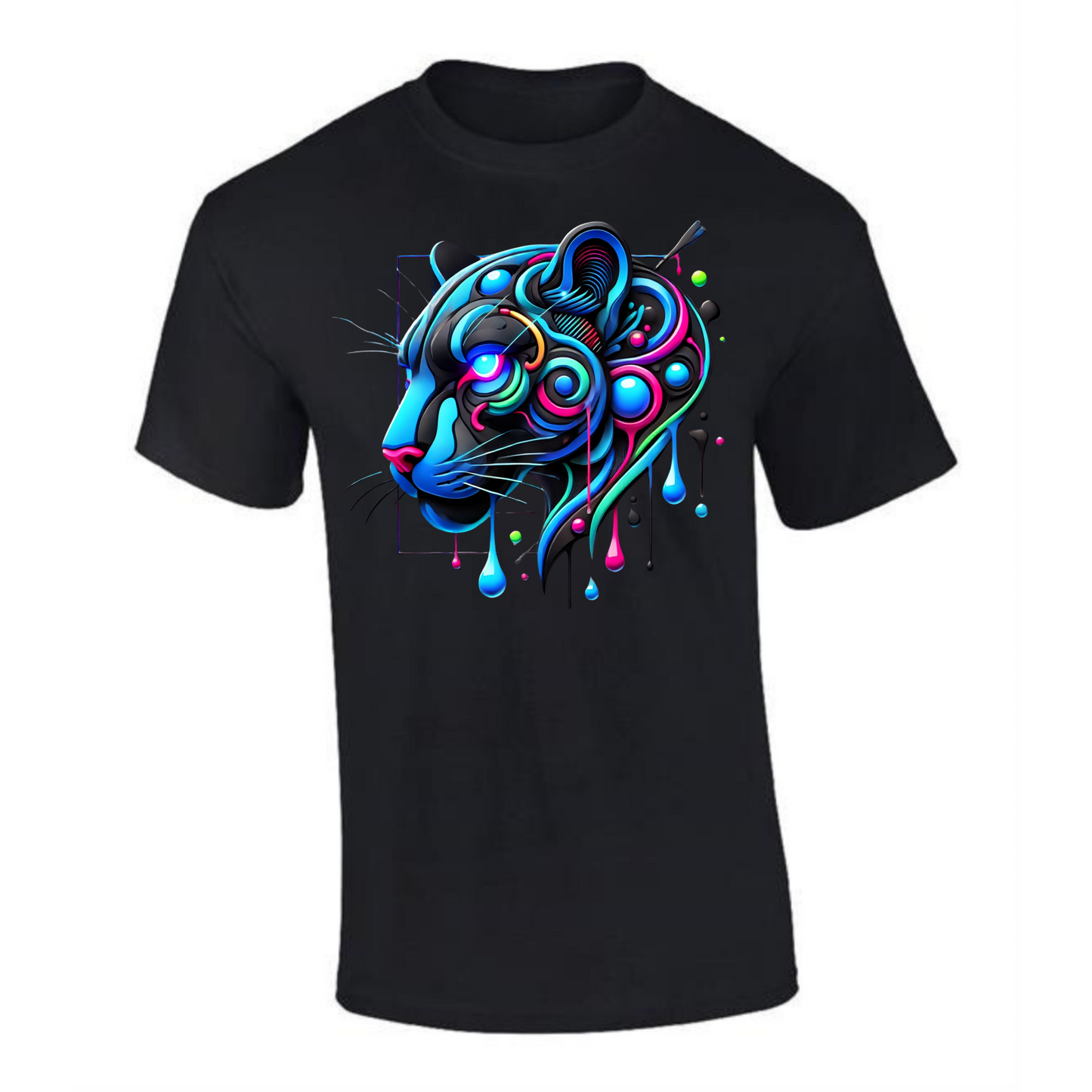 Neon Panther T-Shirt | Bold & Comfortable for Men