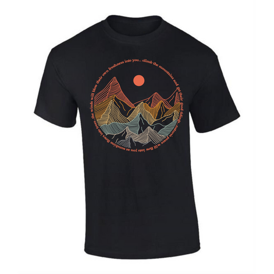 Men's Mountain Design T-Shirt | Adventure-Inspired Style