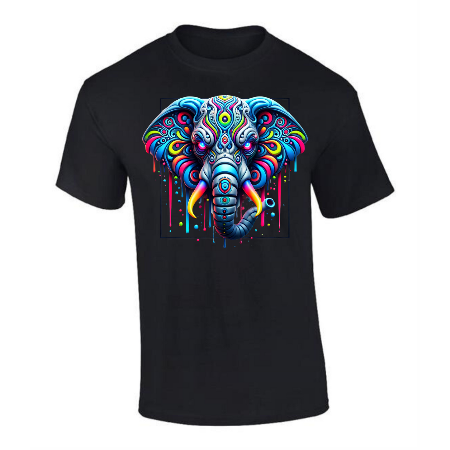 Neon Elephant T-Shirt | Fun & Comfortable for Men