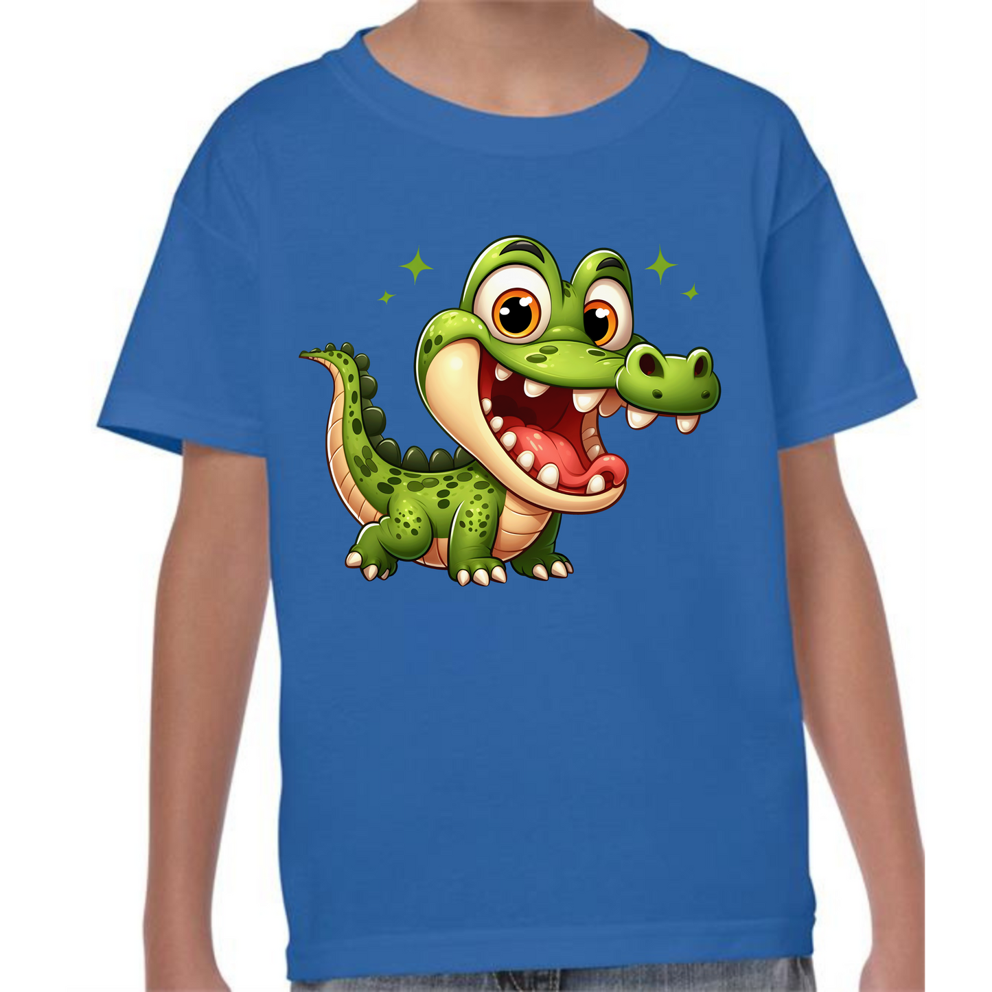 Kids' Cute Crocodile T-Shirt – Fun & Playful Design