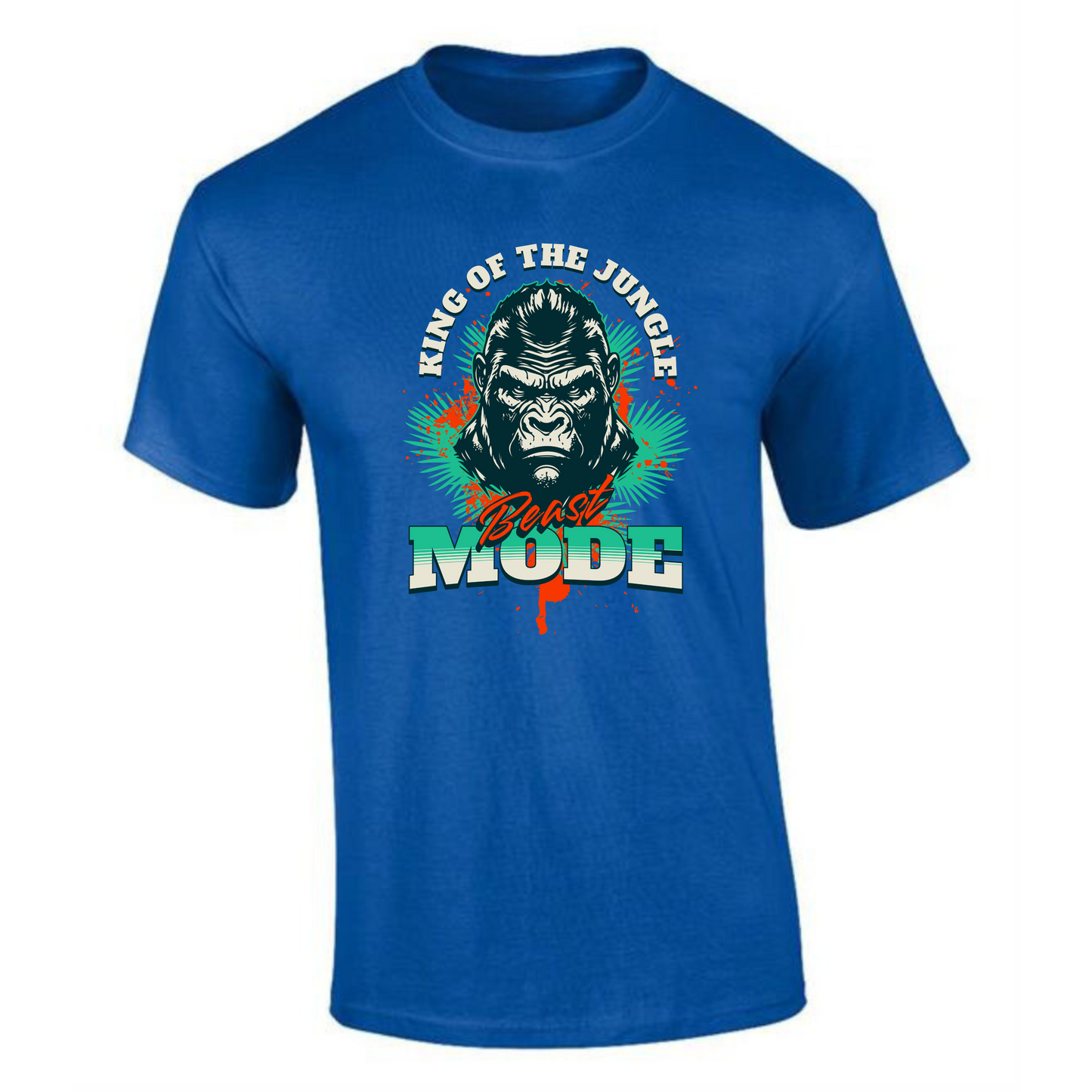 King of the Jungle T-Shirt | Beast Mode Gorilla Design – Premium Tee