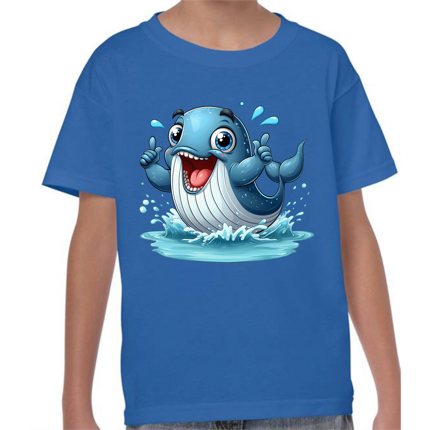 Kids' Cute Dolphin T-Shirt – Playful Ocean Style