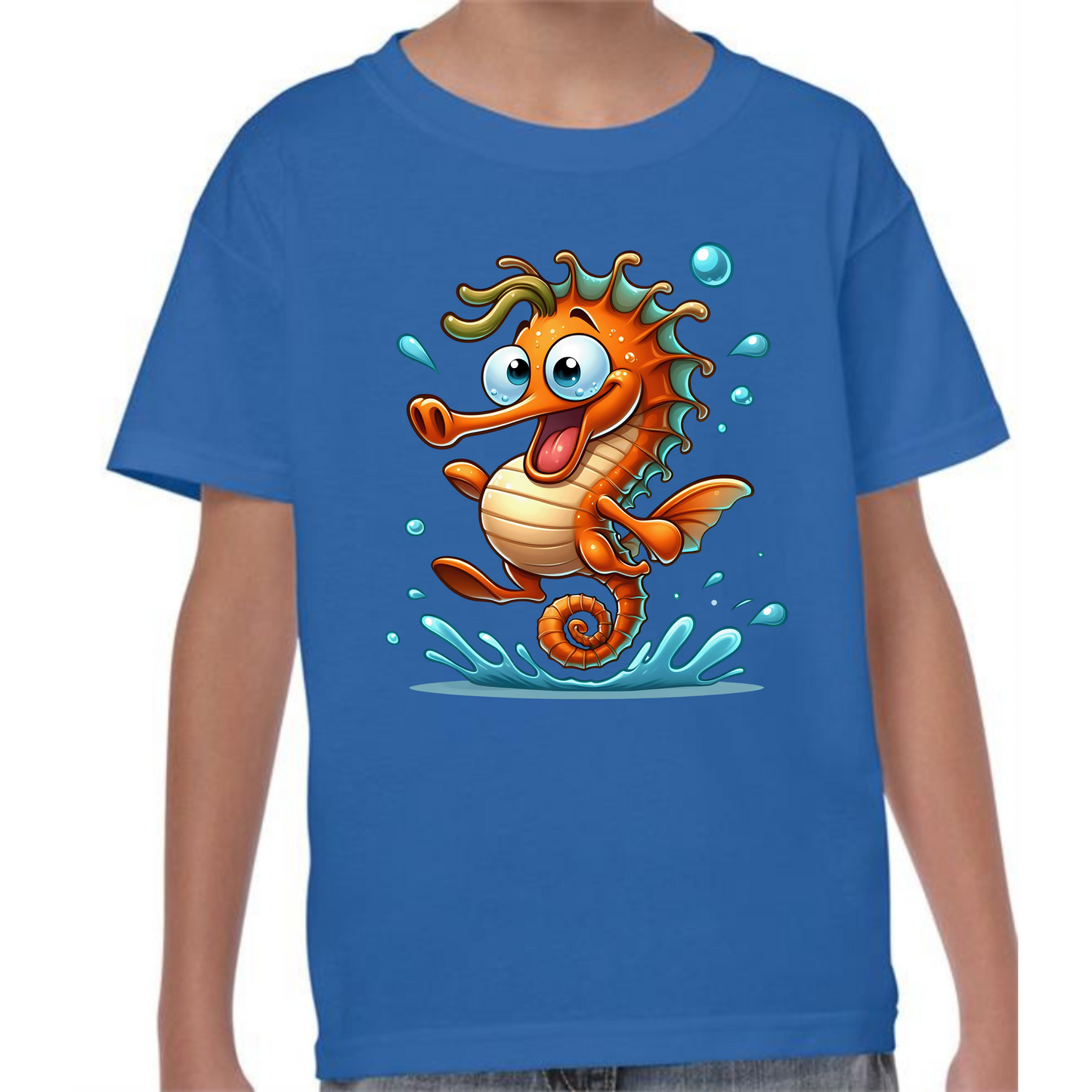 Kids' Cute Seahorse T-Shirt | Adorable and Fun Design