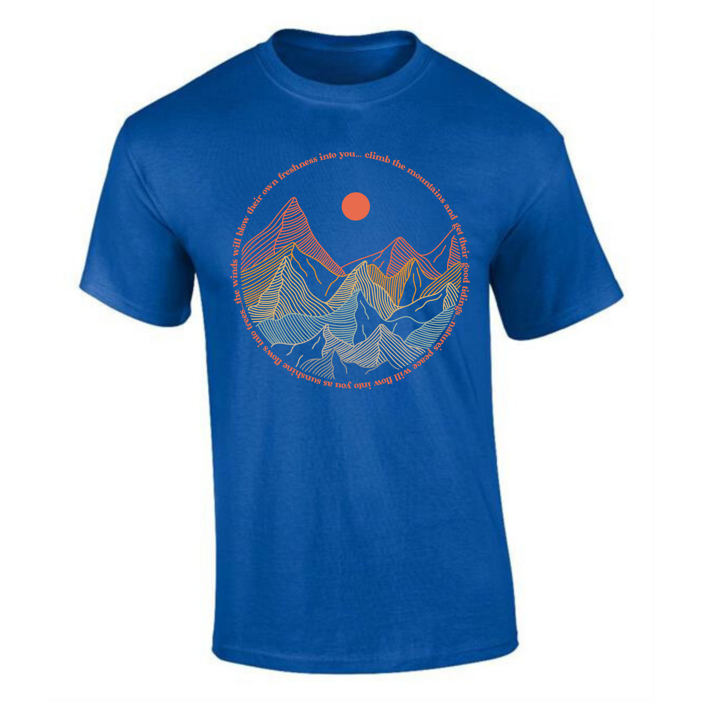 Men's Mountain Design T-Shirt | Adventure-Inspired Style