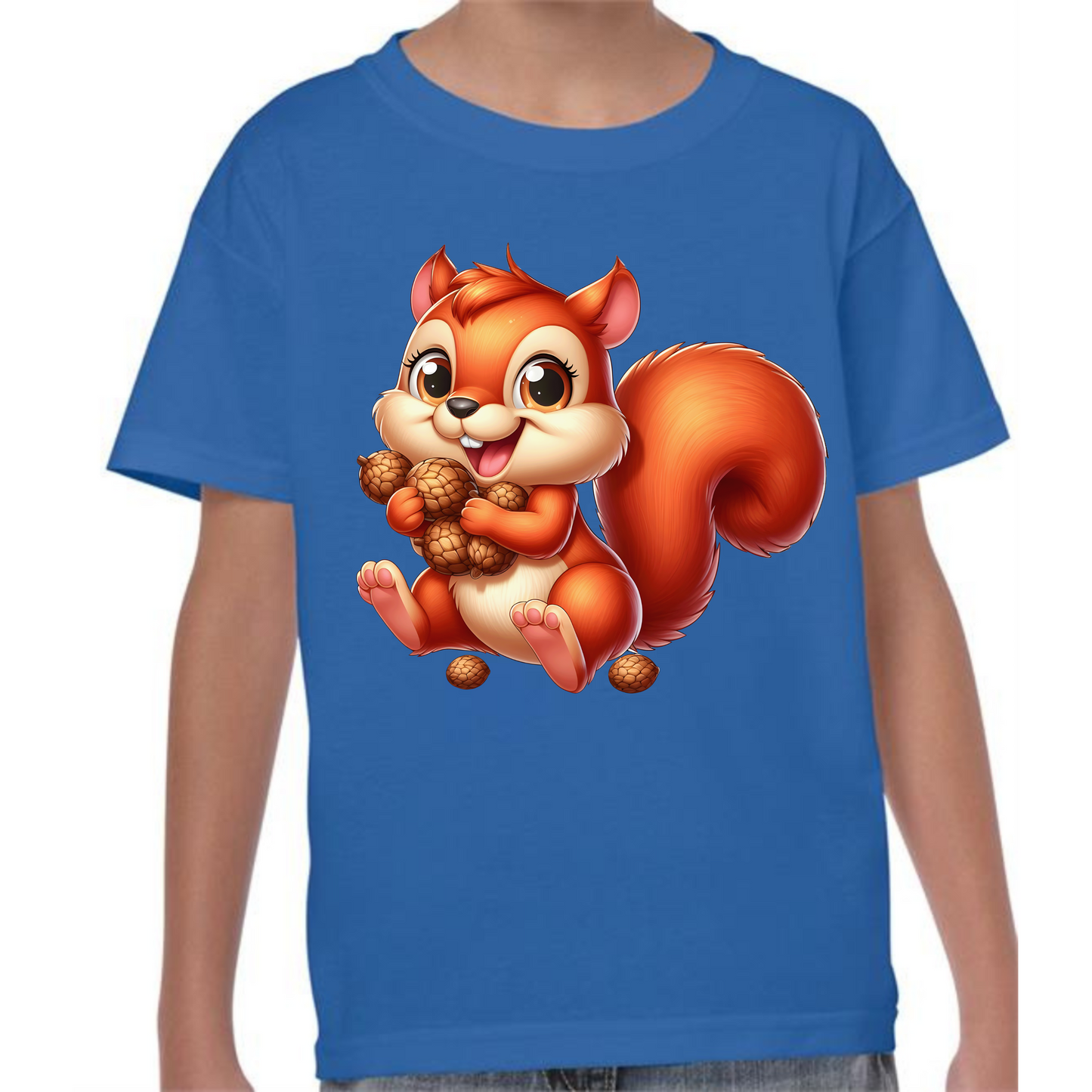 Kids' Cute Squirrel T-Shirt | Adorable and Fun Design