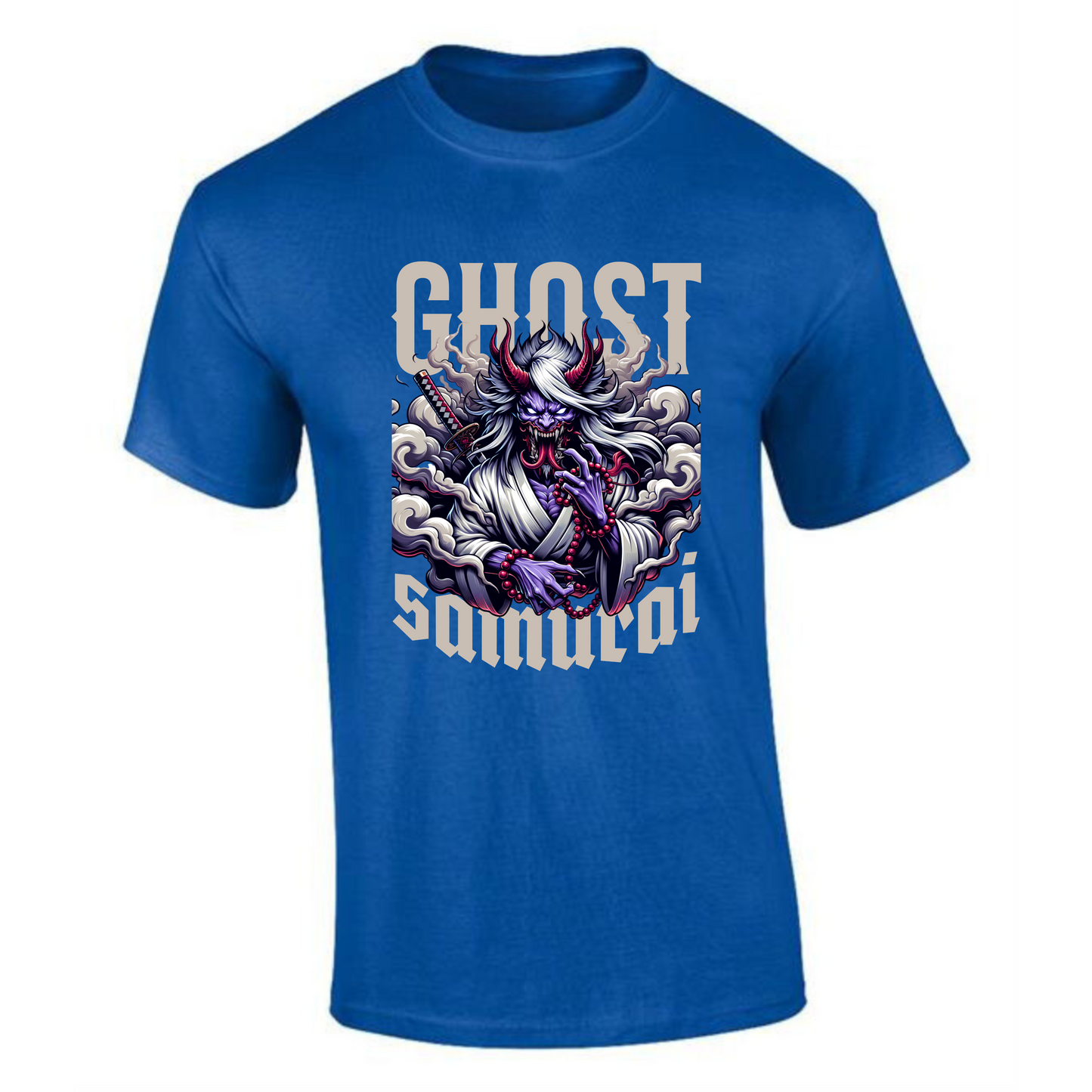 Ghost Samurai T-Shirt | Haunting Warrior Design – Premium Cotton Tee - Style Quest Fashion