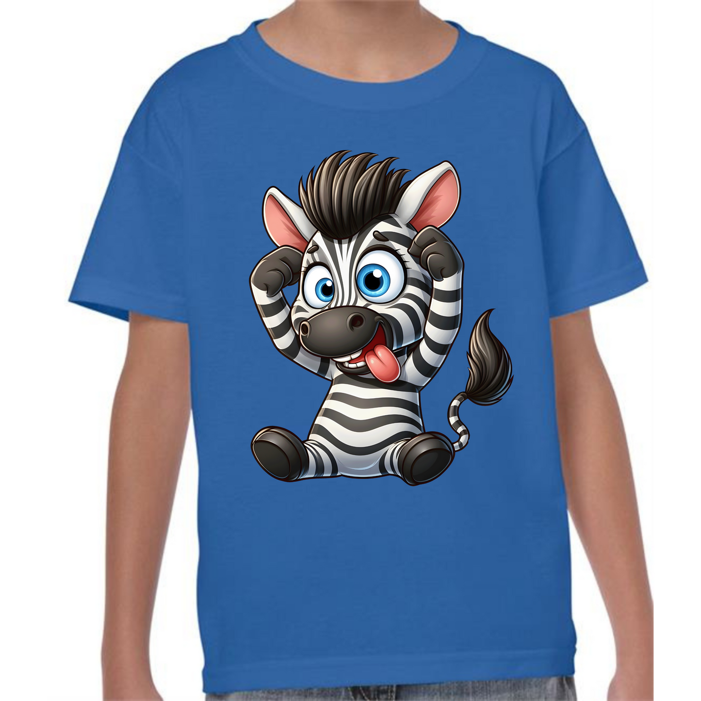 Kids' Cute Zebra T-Shirt | Adorable and Fun Design