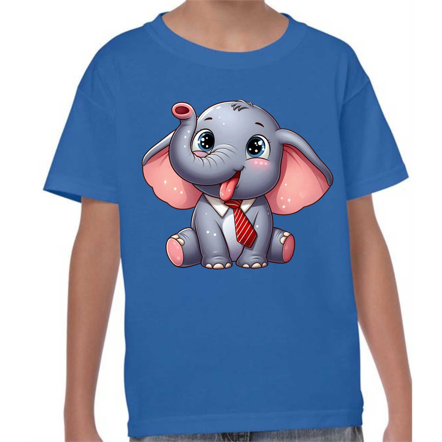 Kids' Cute Elephant T-Shirt – Adorable Safari Style