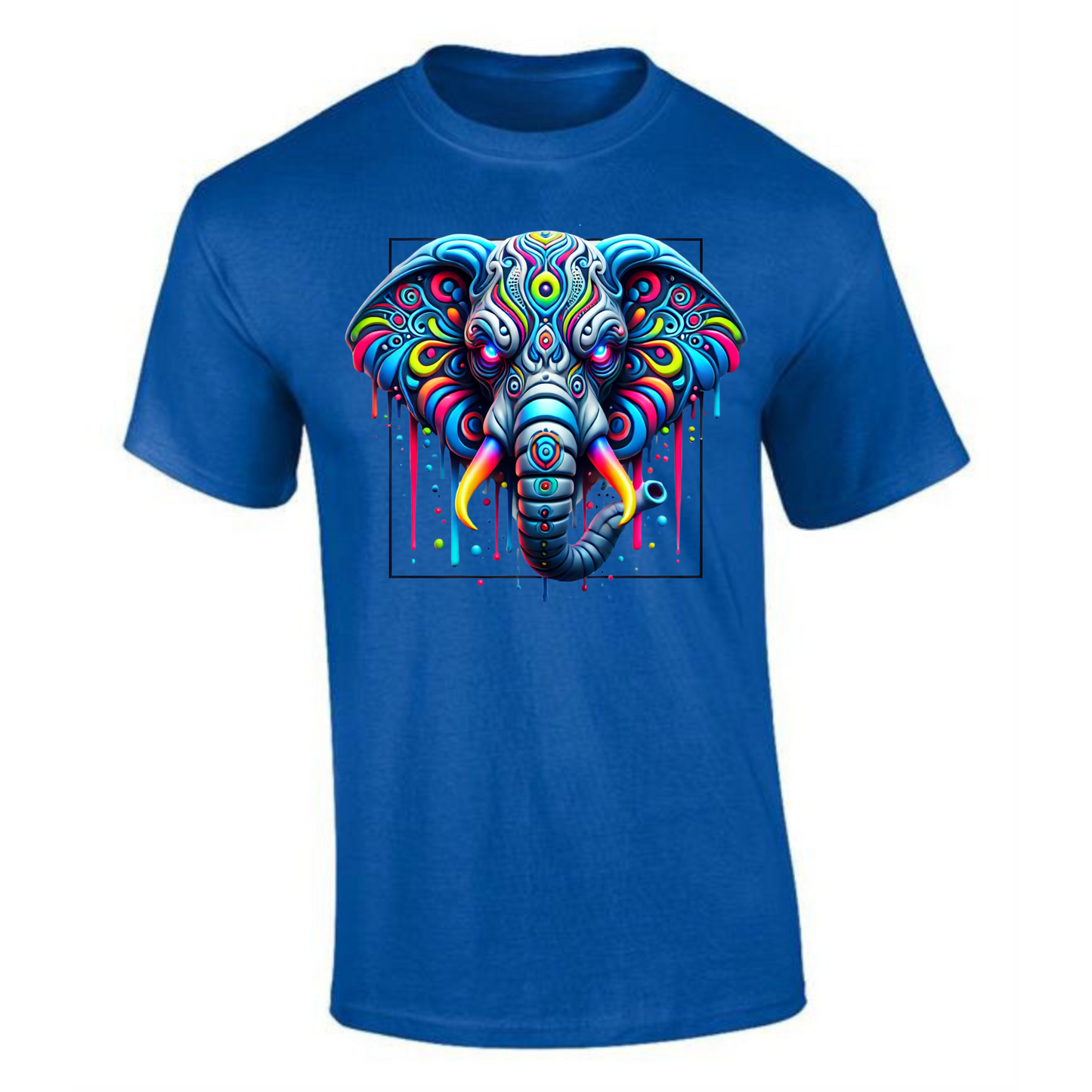 Neon Elephant T-Shirt | Fun & Comfortable for Men