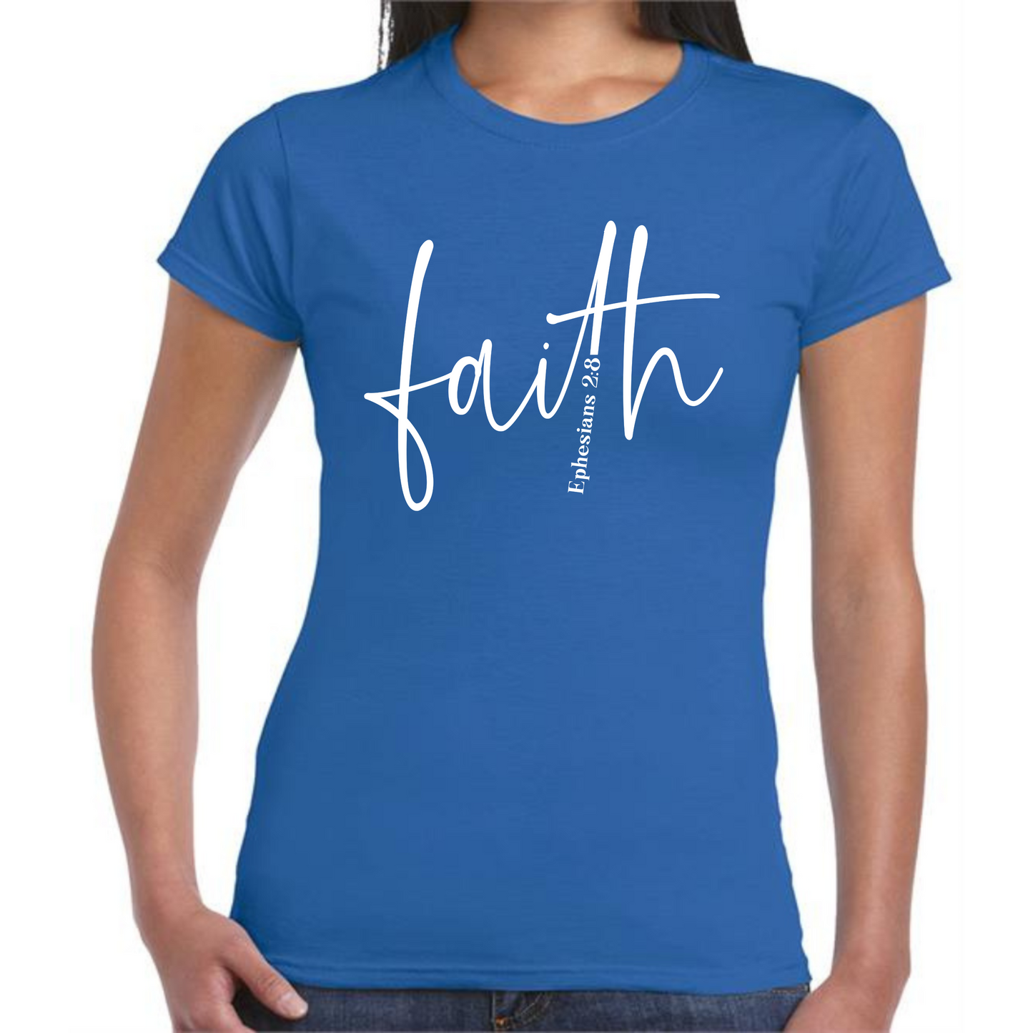 Faith T-Shirt | Bold Faith Text Design - Style Quest Fashion