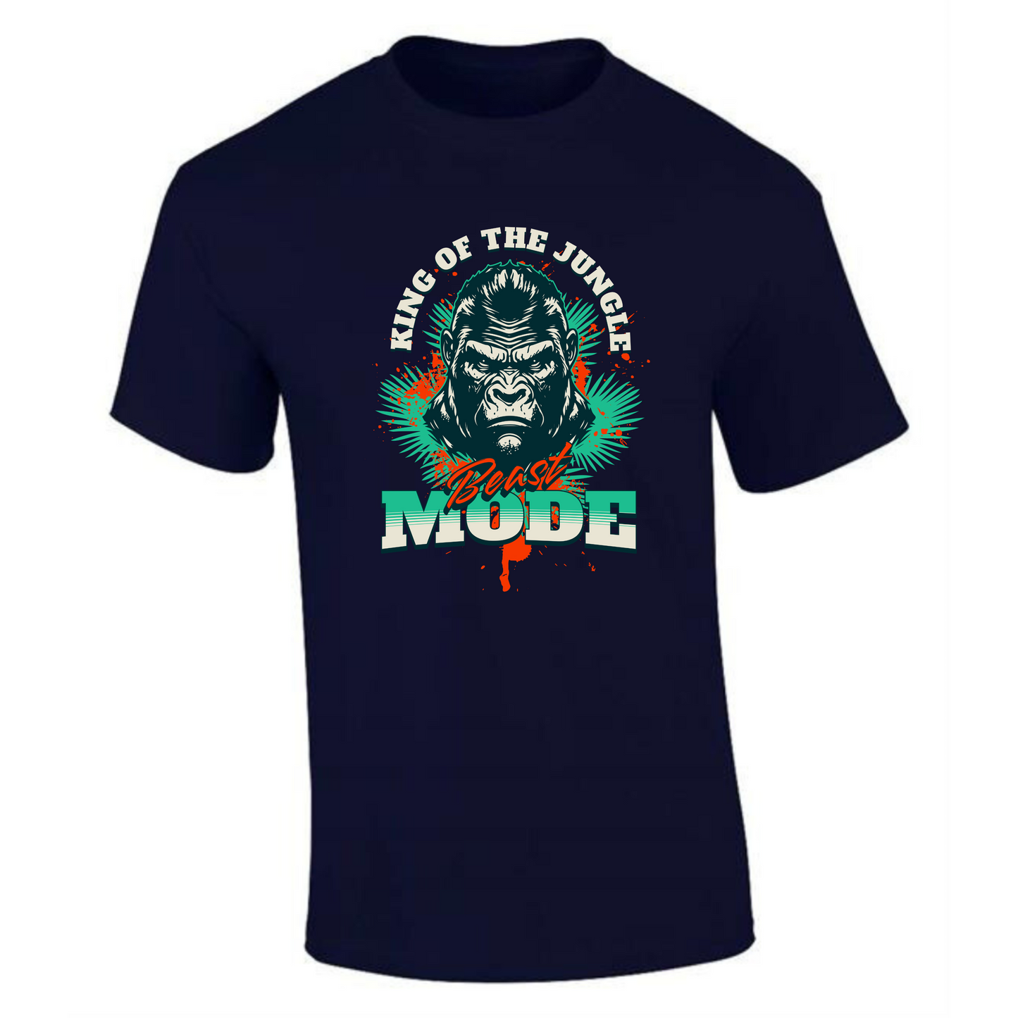 King of the Jungle T-Shirt | Beast Mode Gorilla Design – Premium Tee