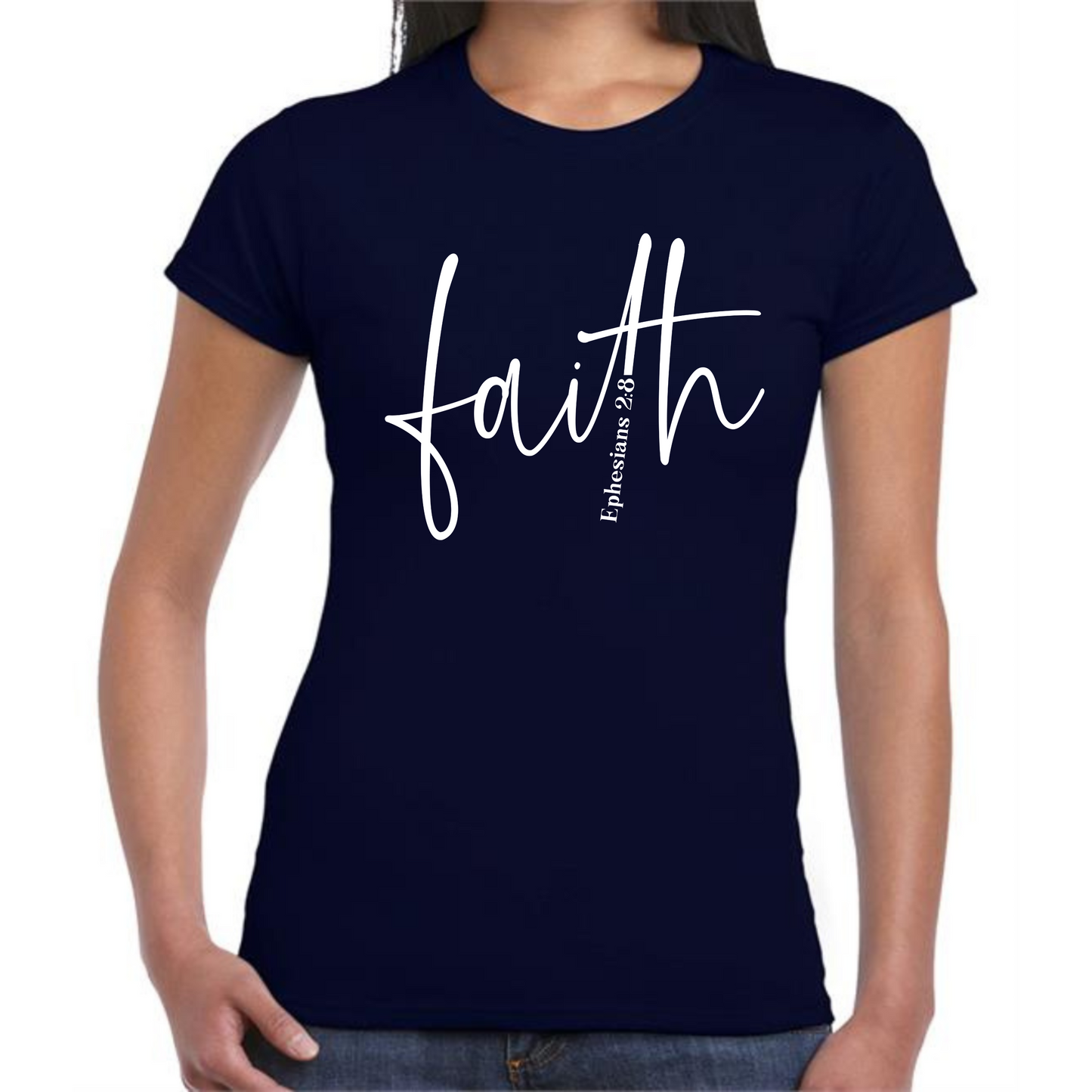 Faith T-Shirt | Bold Faith Text Design - Style Quest Fashion