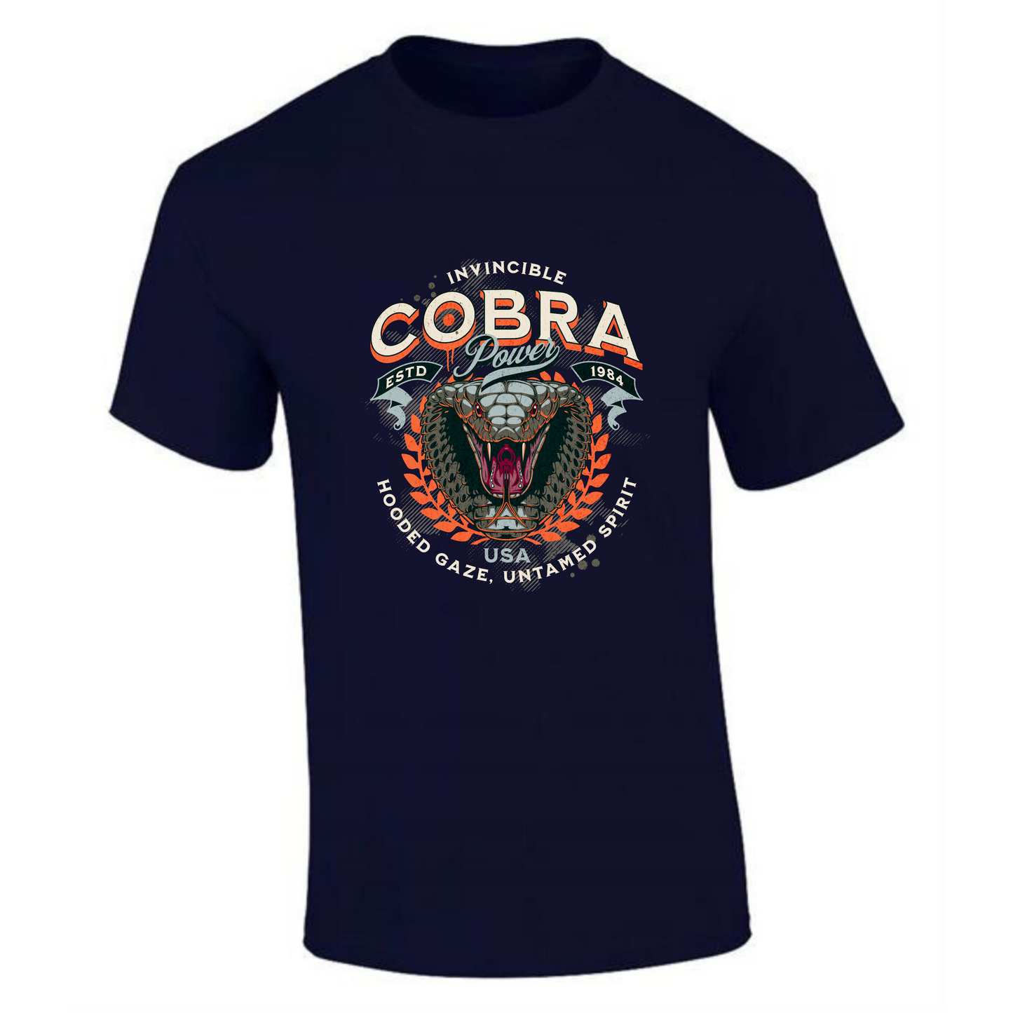 Cobra T-Shirt | Fierce Snake Design – Premium 100% Cotton Tee