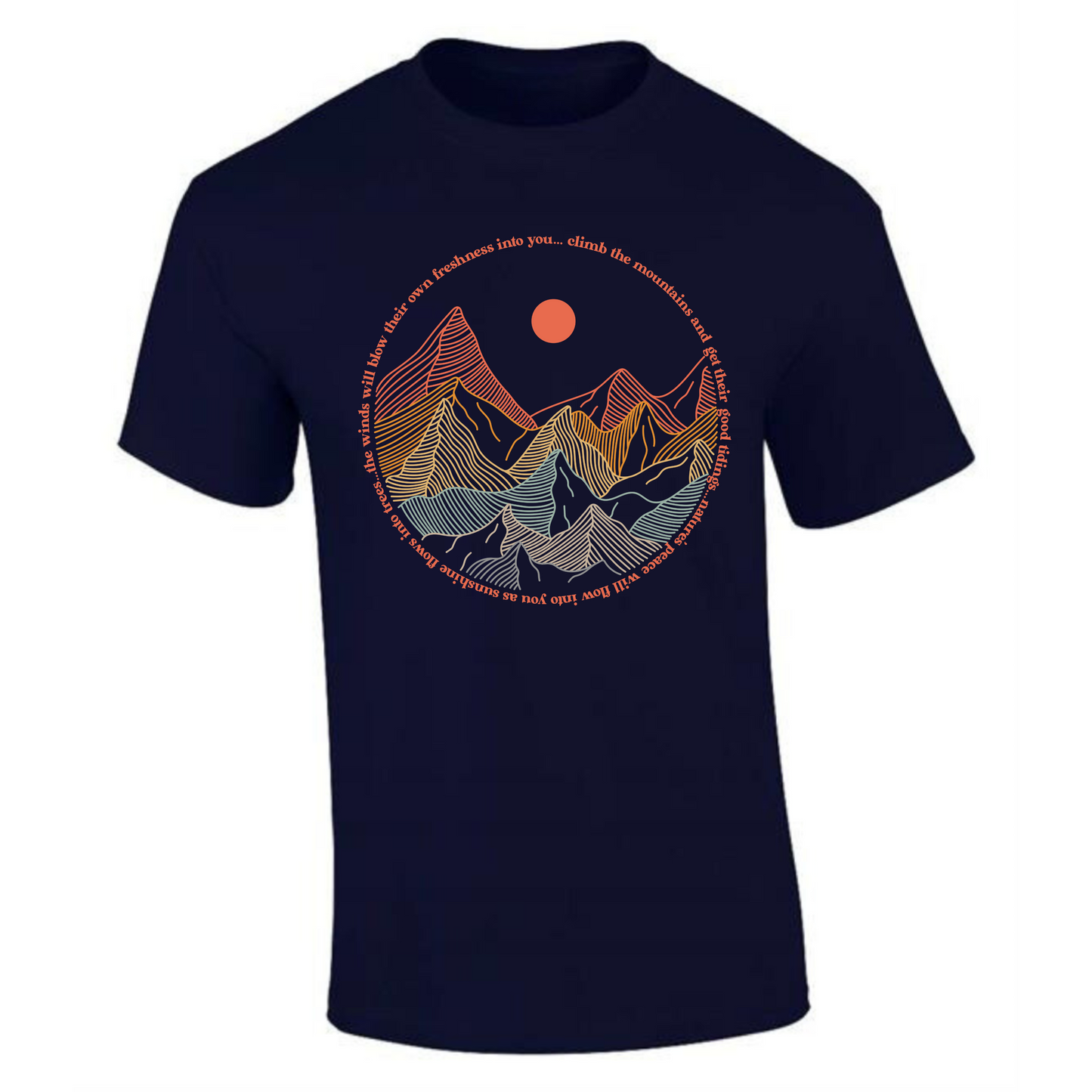 Men's Mountain Design T-Shirt | Adventure-Inspired Style