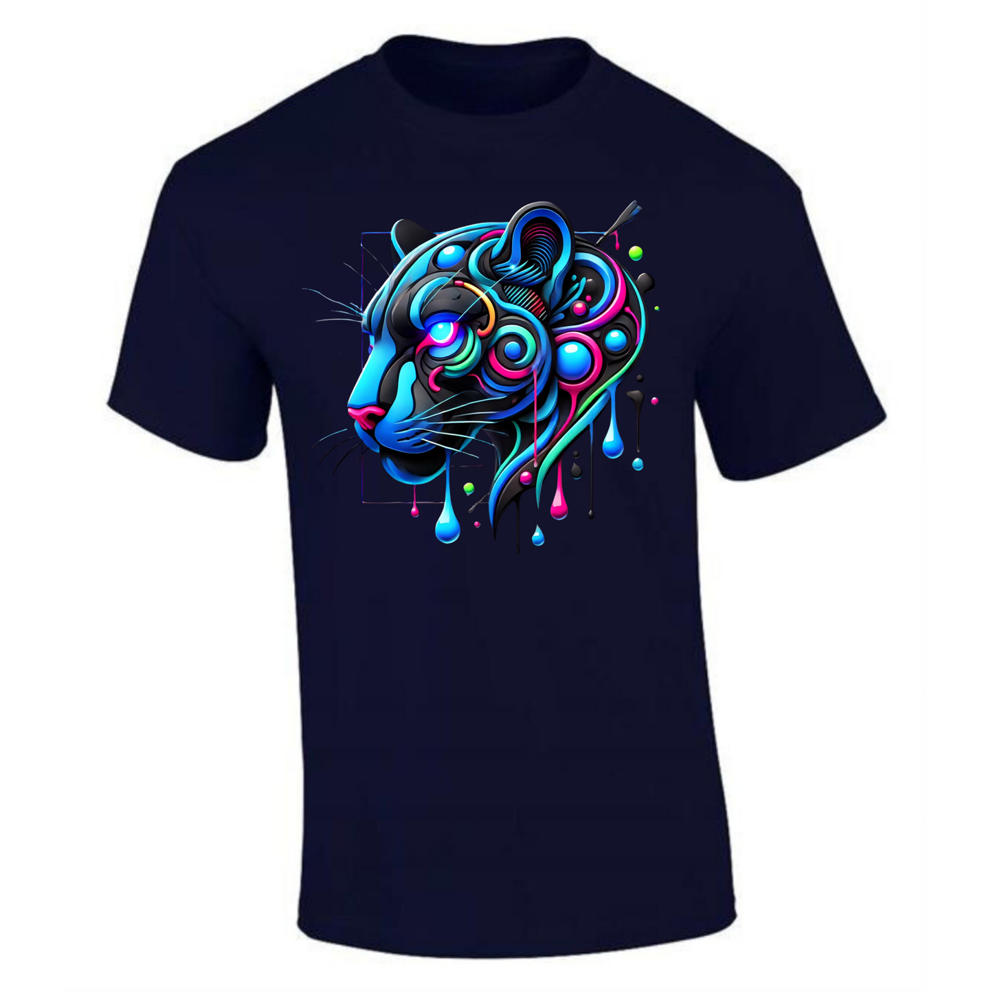 Neon Panther T-Shirt | Bold & Comfortable for Men