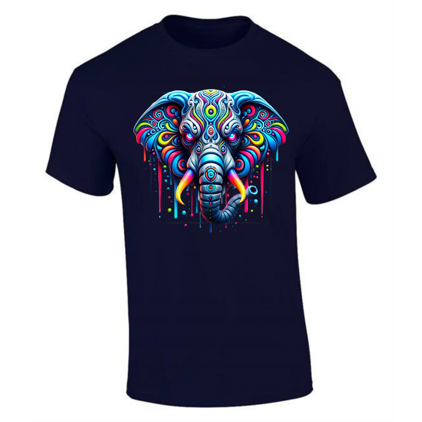 Neon Elephant T-Shirt | Fun & Comfortable for Men