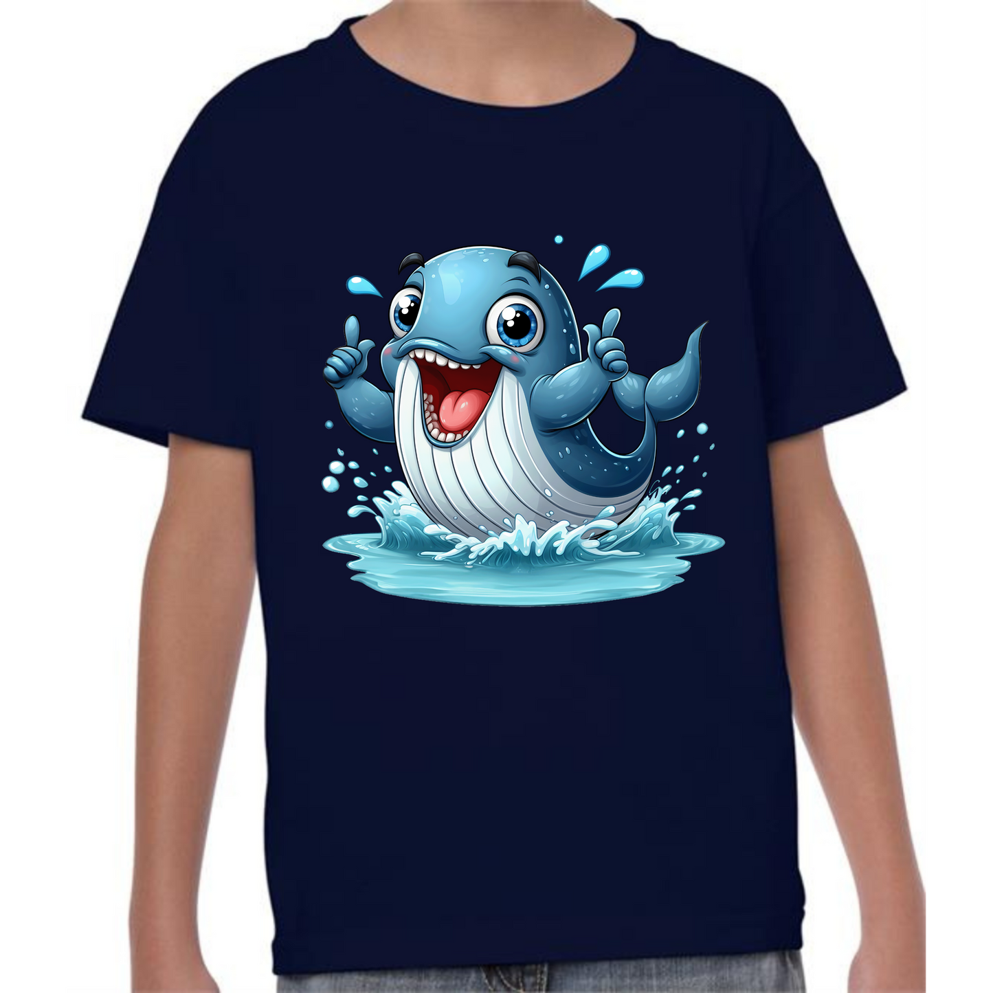 Kids' Cute Dolphin T-Shirt – Playful Ocean Style