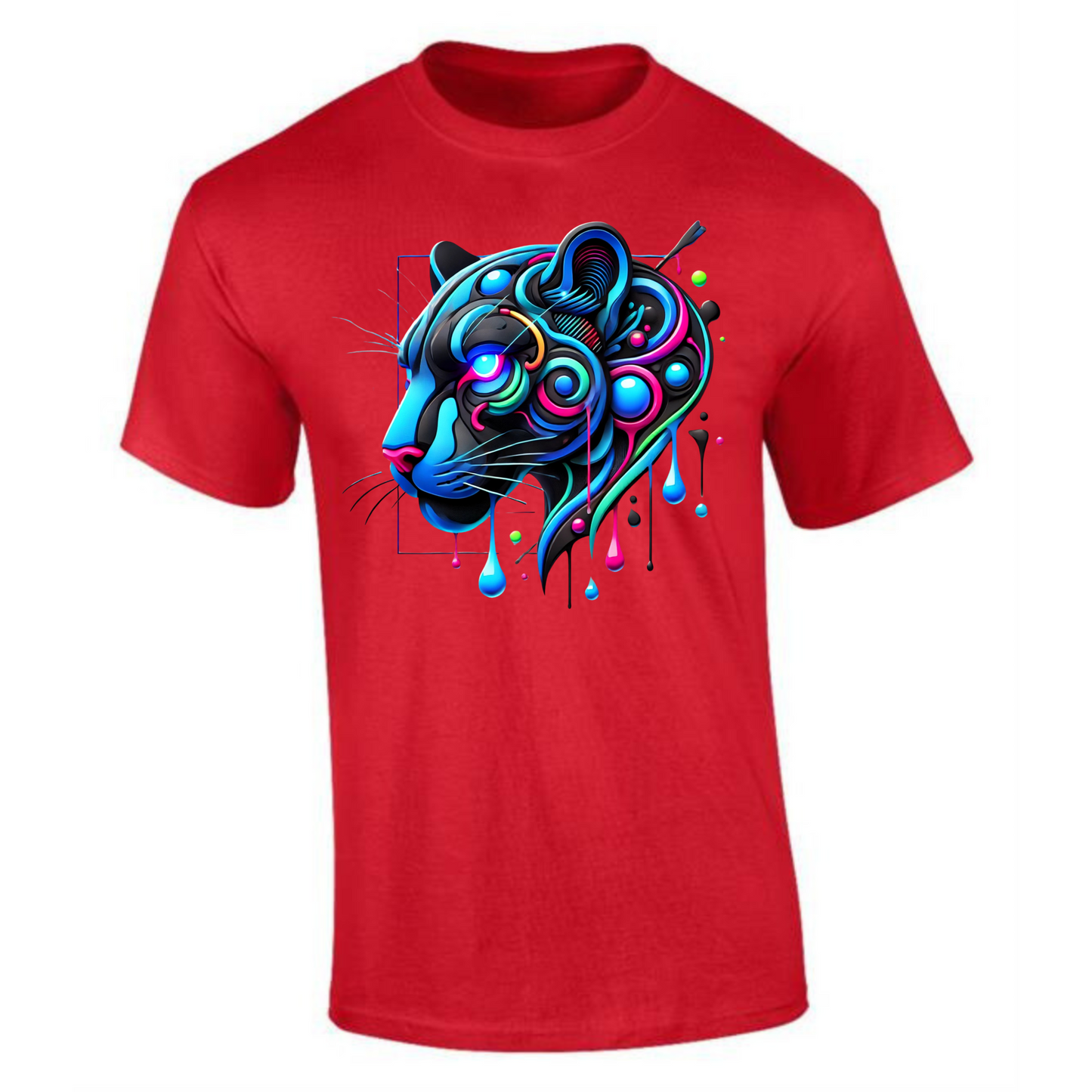 Neon Panther T-Shirt | Bold & Comfortable for Men