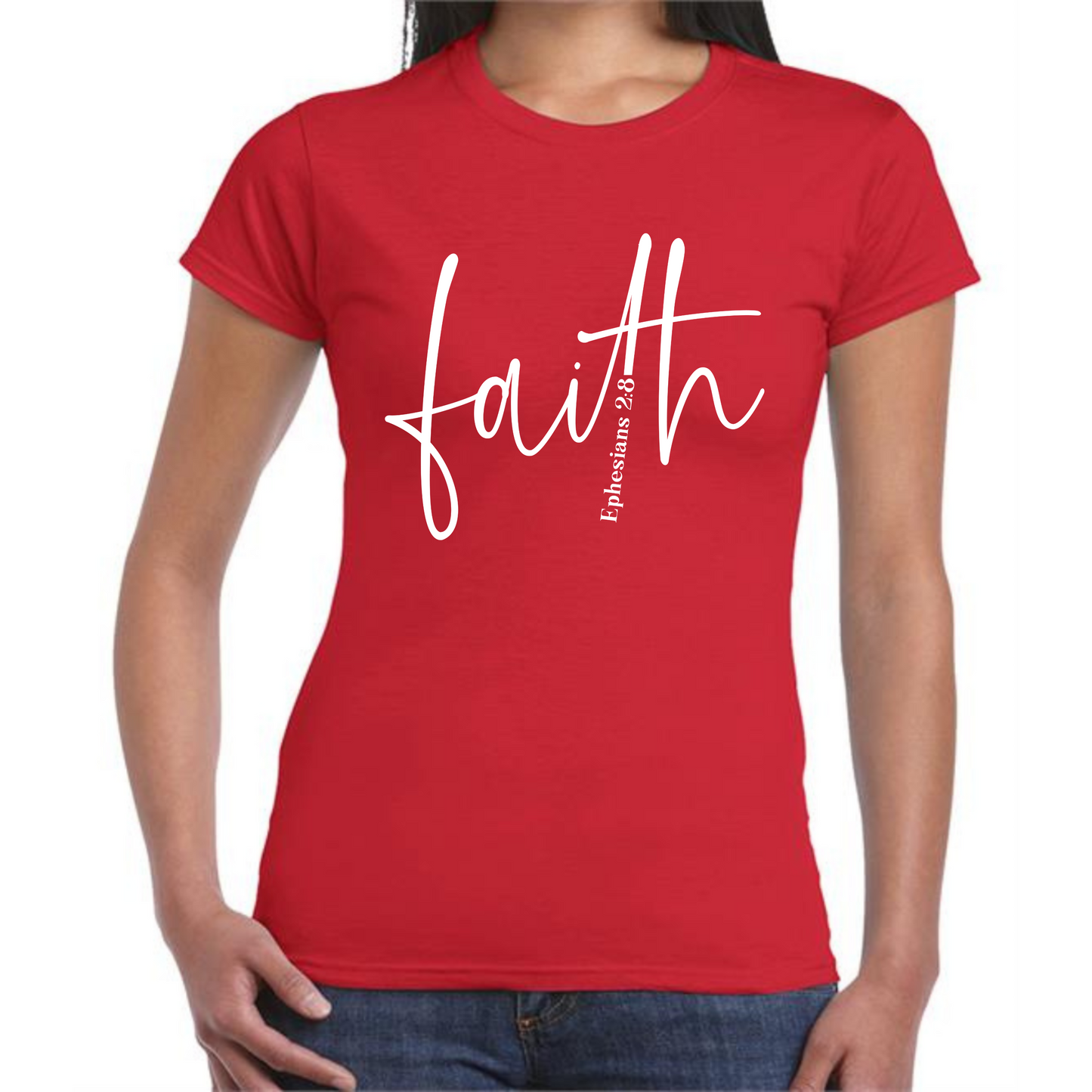 Faith T-Shirt | Bold Faith Text Design - Style Quest Fashion