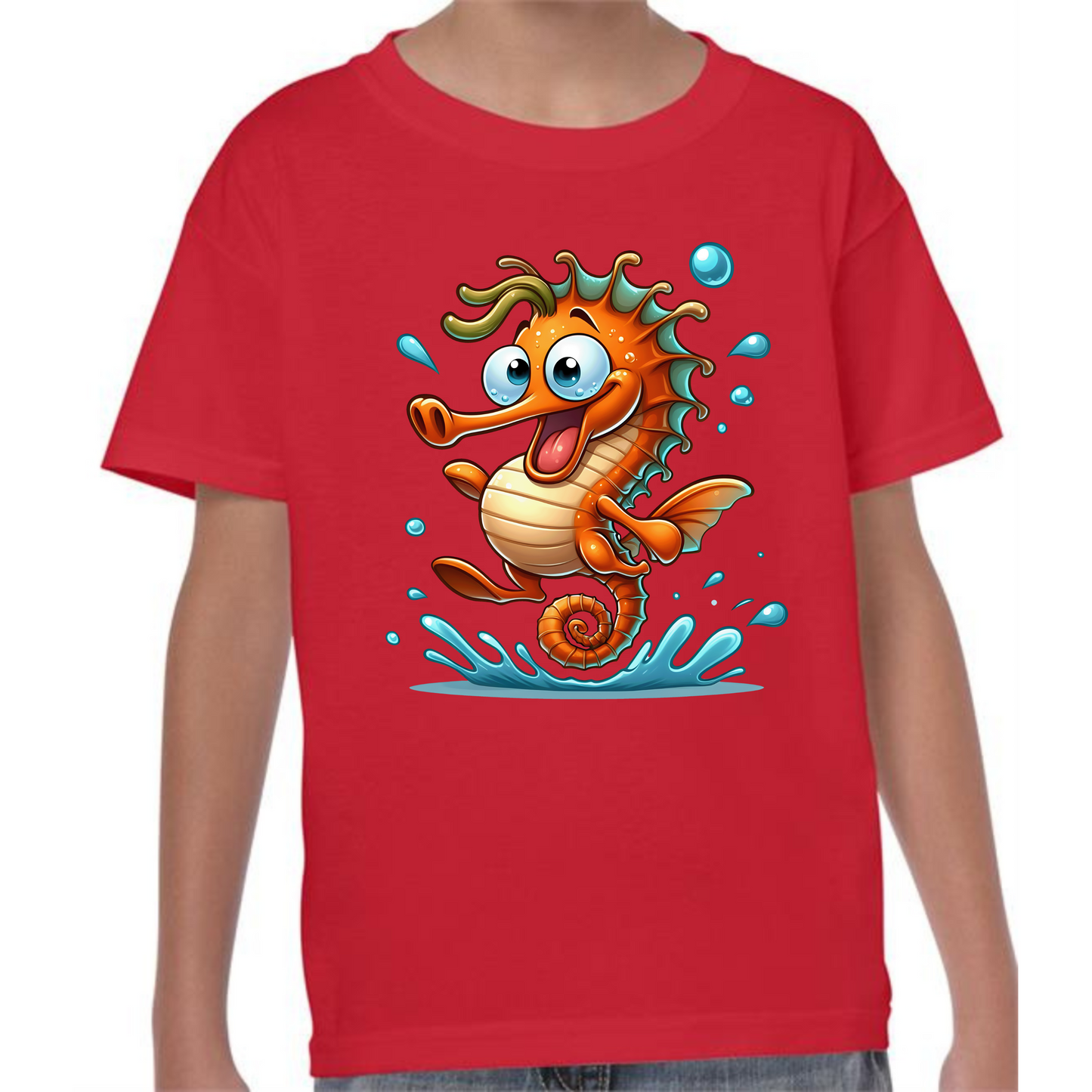 Kids' Cute Seahorse T-Shirt | Adorable and Fun Design