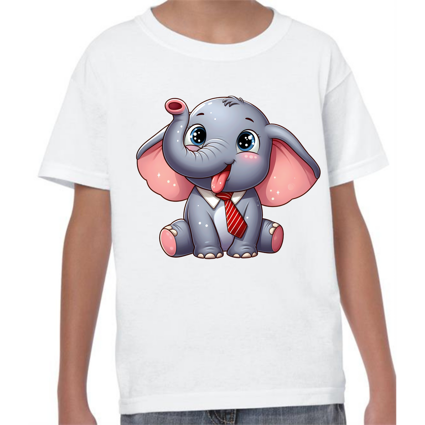 Kids' Cute Elephant T-Shirt – Adorable Safari Style