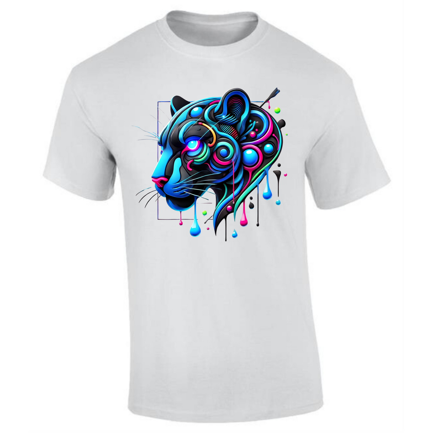 Neon Panther T-Shirt | Bold & Comfortable for Men