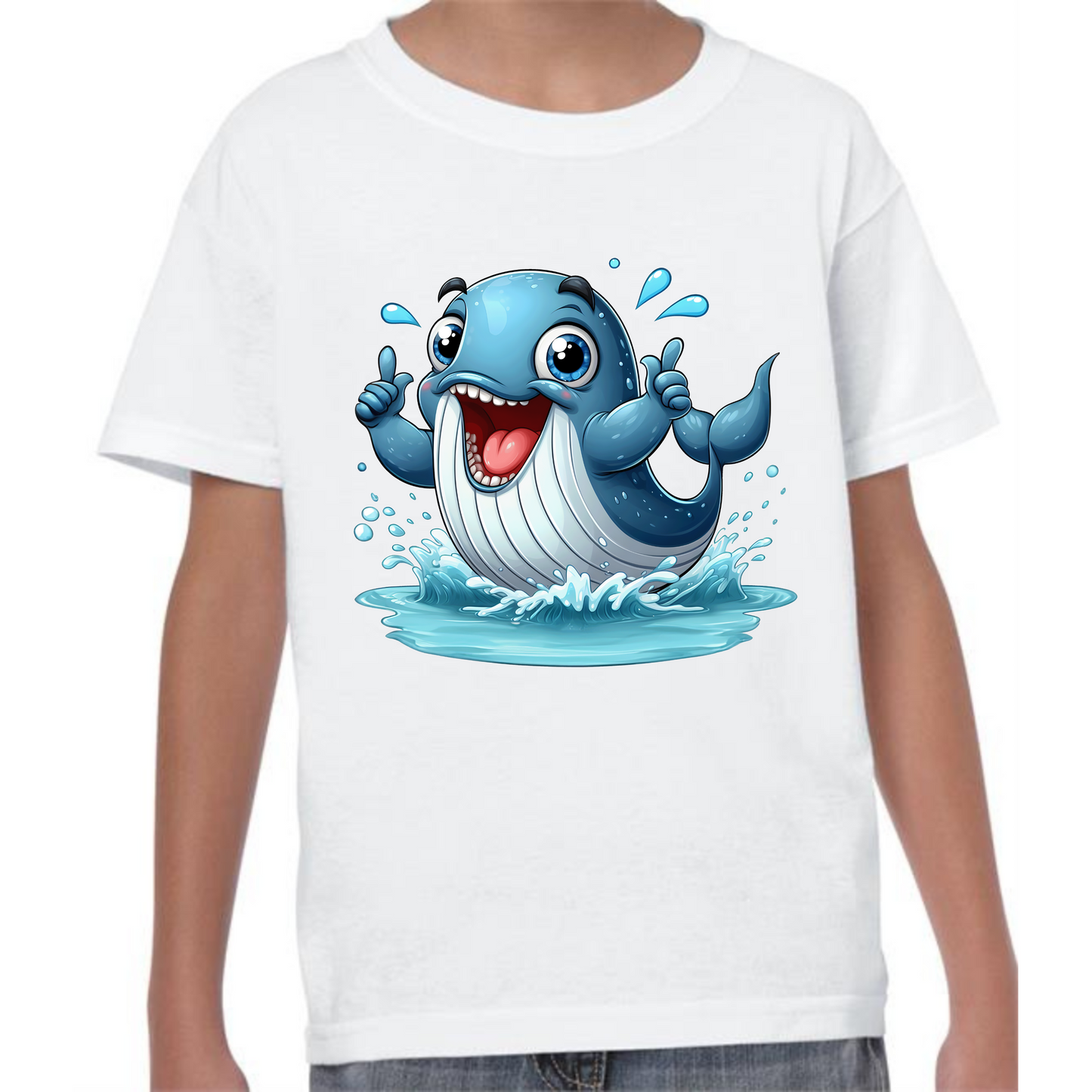 Kids' Cute Dolphin T-Shirt – Playful Ocean Style