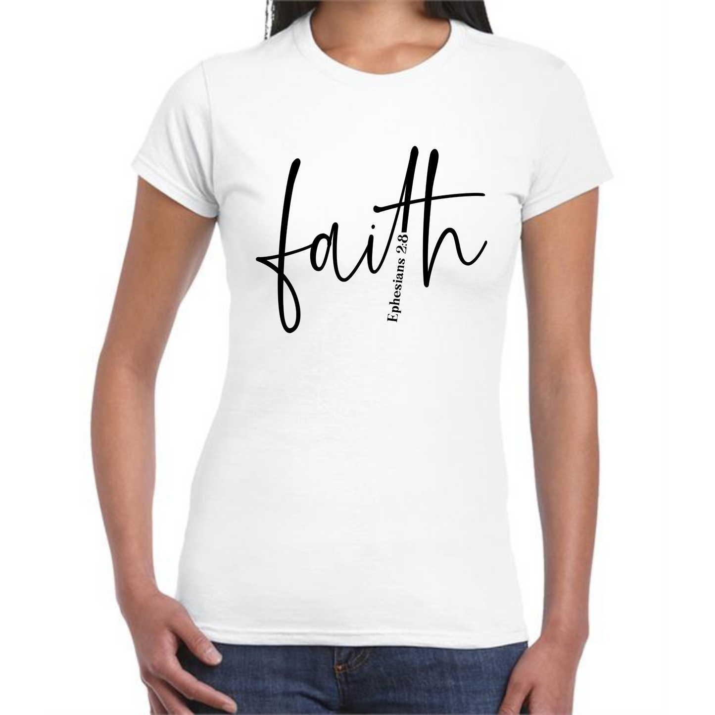 Faith T-Shirt | Bold Faith Text Design - Style Quest Fashion