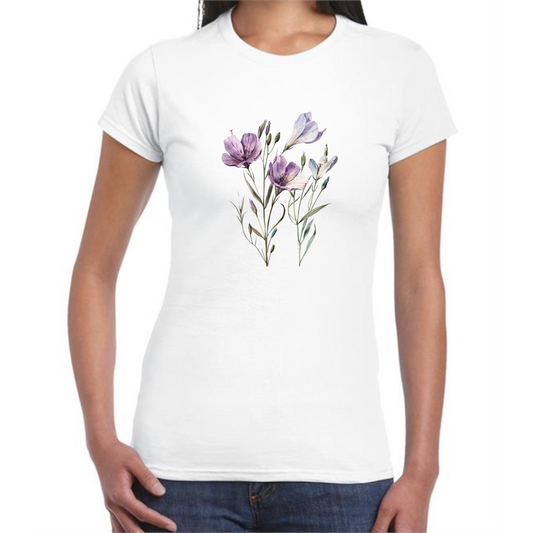 Spring Flowers T-Shirt | Fresh Floral Design for Women - Style Quest Fashion