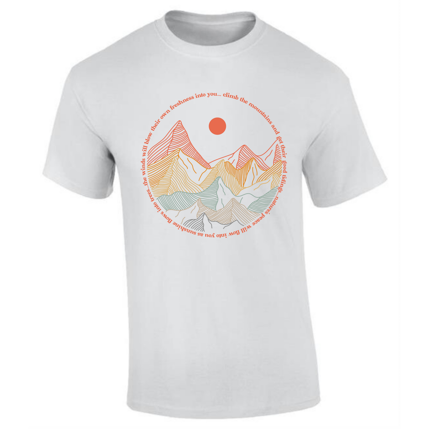 Men's Mountain Design T-Shirt | Adventure-Inspired Style